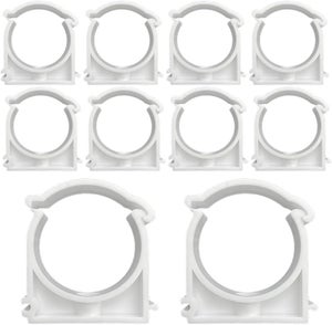 50 Abrazaderas En U Para Tuberías QUARKZMAN, PPR 25mm, Verdes, Fijación Estable, Instalación Fácil, Para Agua Y Mangueras