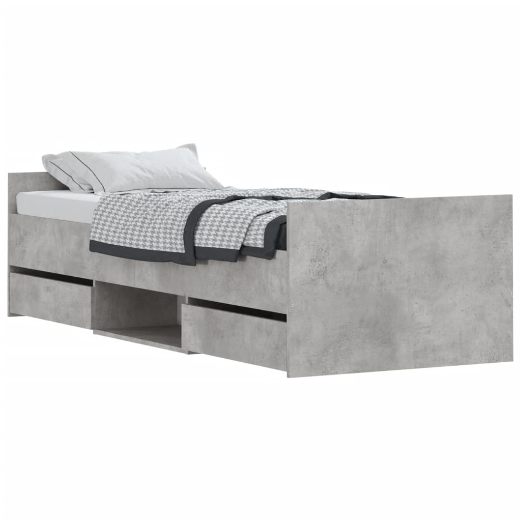 Lit Simple FLIMS 90 X 190 Cm Pour Enfant, Avec Tête Et Pieds De Lit Arrondi, En Pin Massif Finition Naturelle