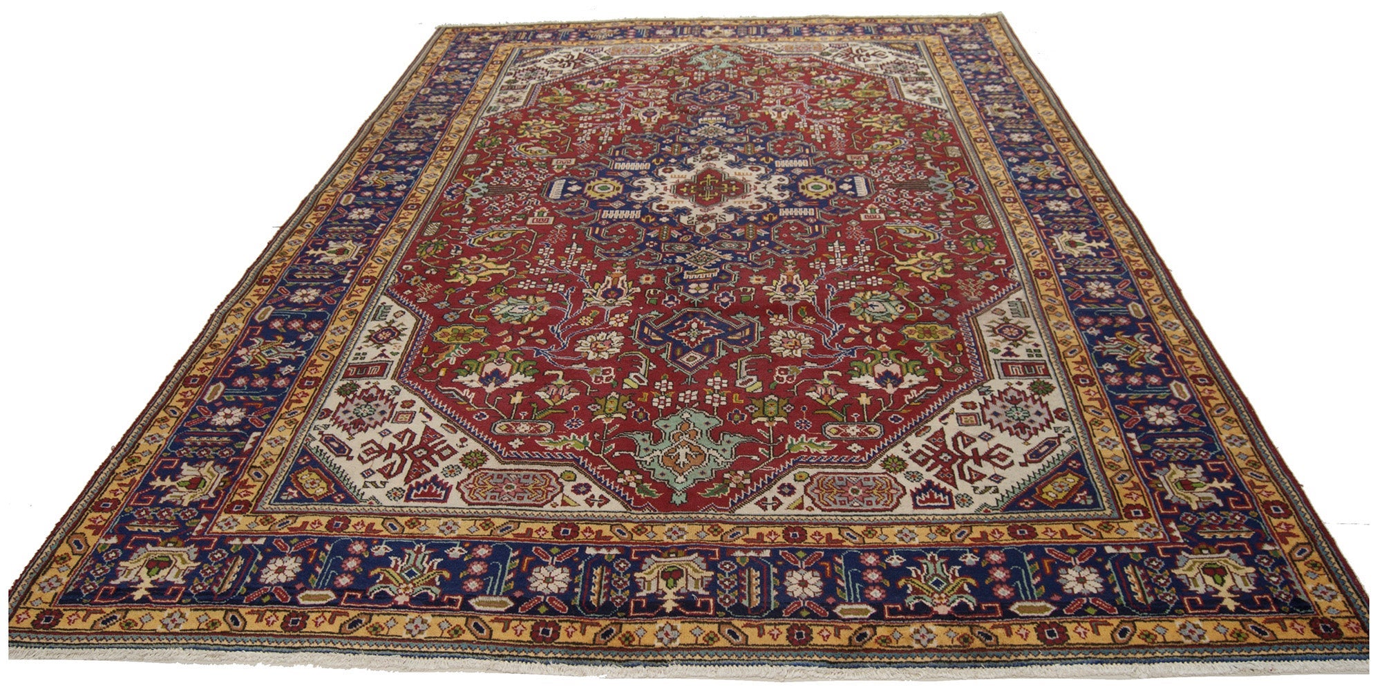 Oryginalny ręcznie tkany dywan orientalny, wymiary: 295x210 cm z certyfikatem autentyczności