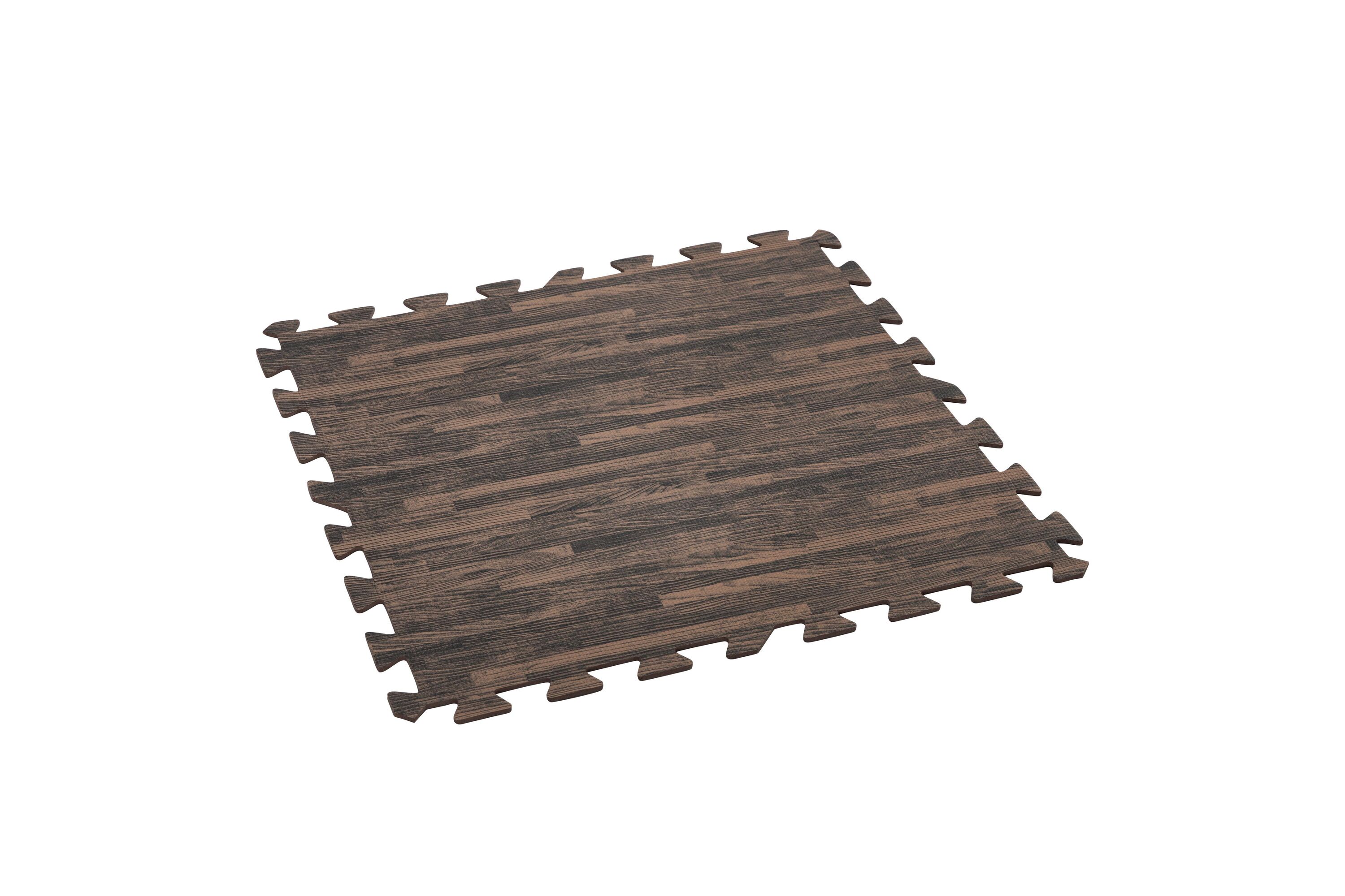 BESTWAY Tapis de sol effet bois pour piscine et spa 12 pièces 50 x 50 cm - 7