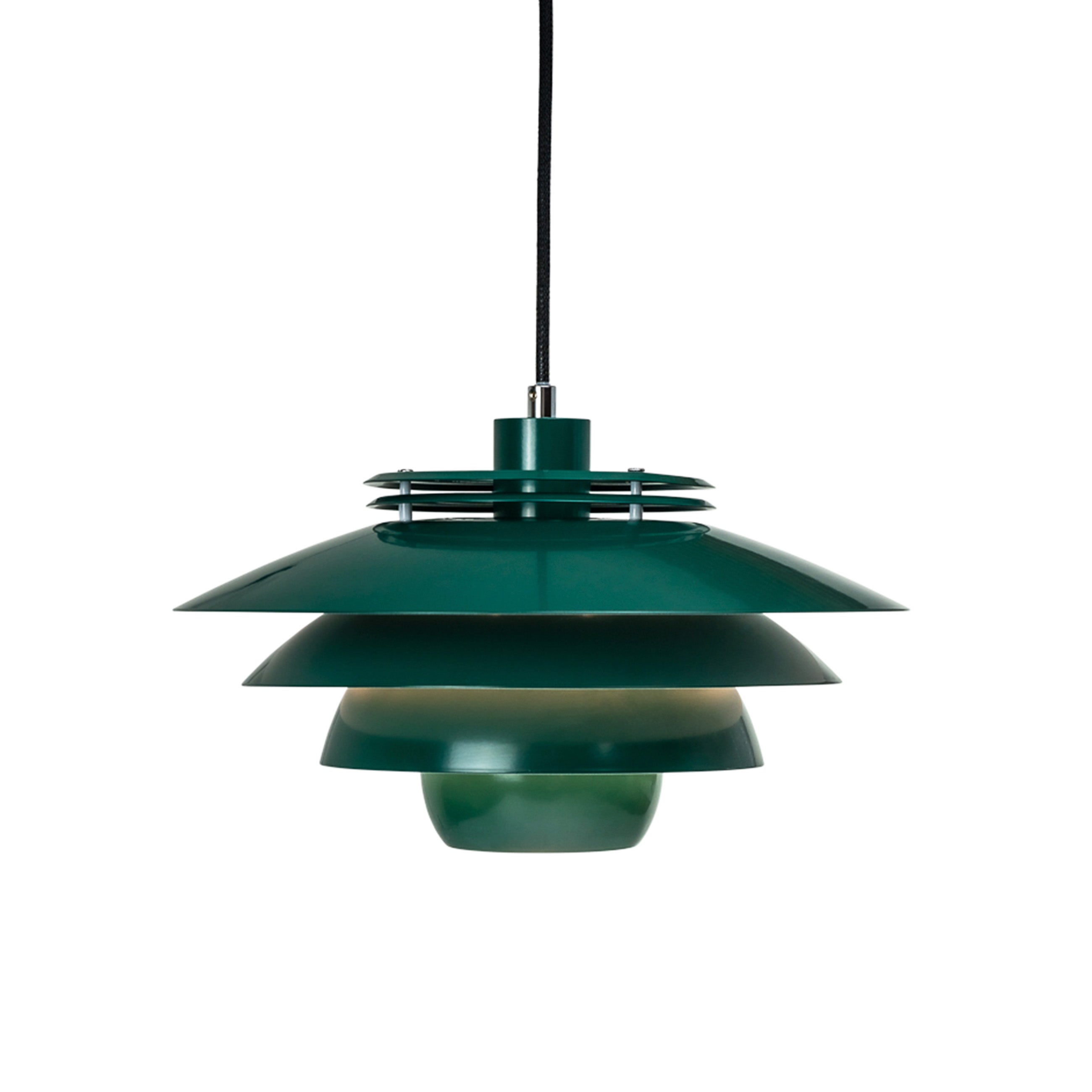 Suspension en métal vert foncé, h 20 cm d 38 cm Ejka - DYBERG LARSEN - 2