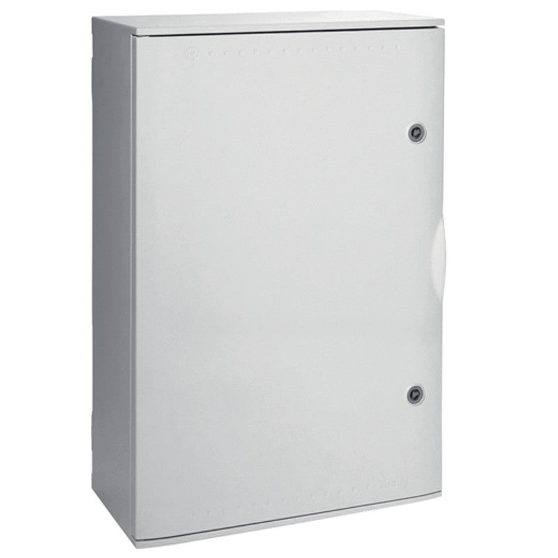 IDE 65sup48 – 72Pt Schränke Metall Aus Verteilung Kompakt IP65, RAL9003, 48 Oder 72 Module