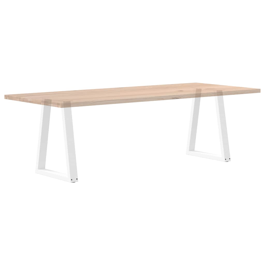 Pernas de mesa de centro em forma de V 2 unidades de aço branco - COMFORTXL - 8