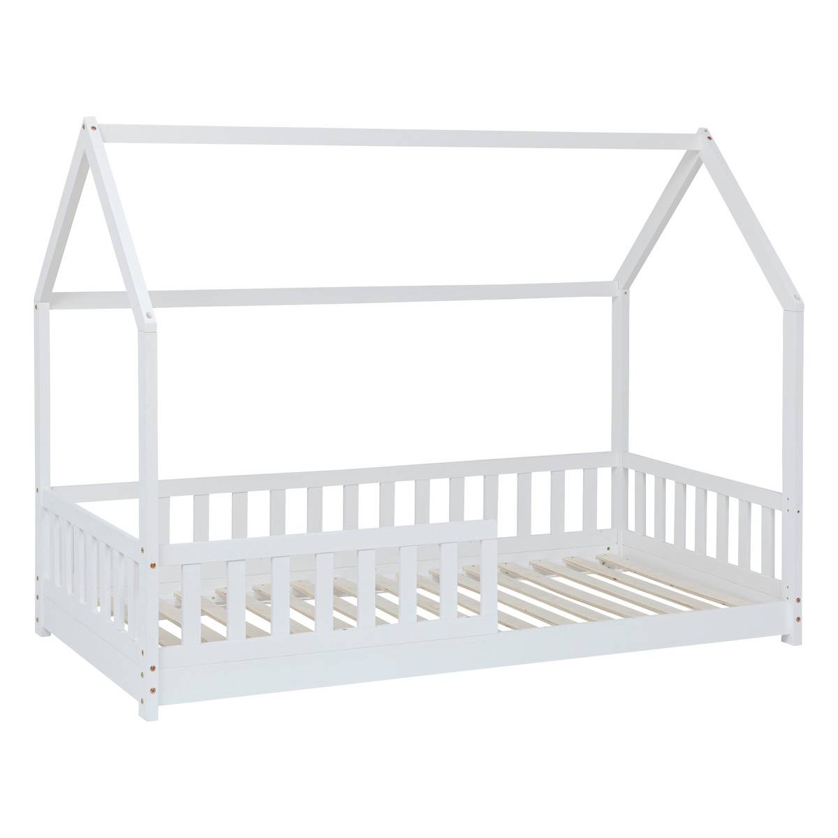 Lit Cabane Enfant Bosco Blanc 90x190cm - Atmosphera Créateur D ...