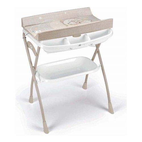 Fasciatoio Portatile CAM - Morbido E Pratico Per Bambini 0-11 Kg, Design Orso Luna - Foto 4