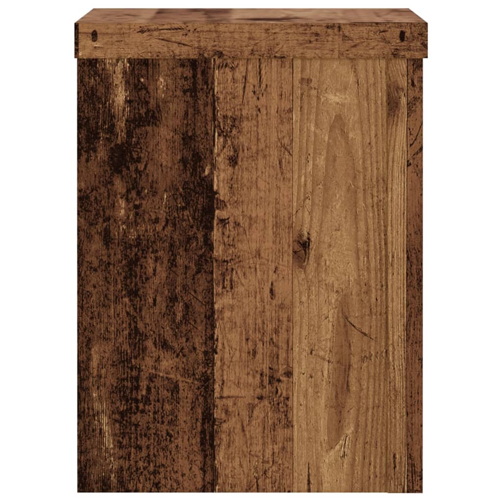 Maison Exclusive - Supports pour plantes 2 pcs vieux bois bois d'ingénierie - 5