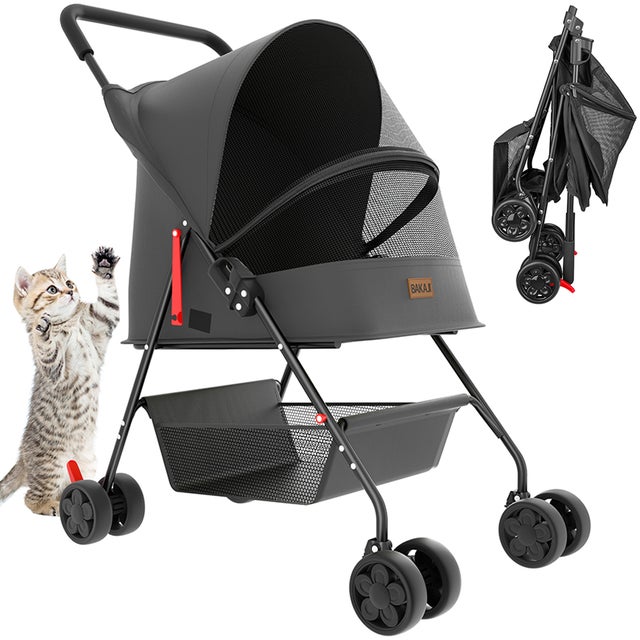Passeggino 3 In 1 VidaXL In Alluminio Rosso E Nero – Carrozzina E Seggiolino