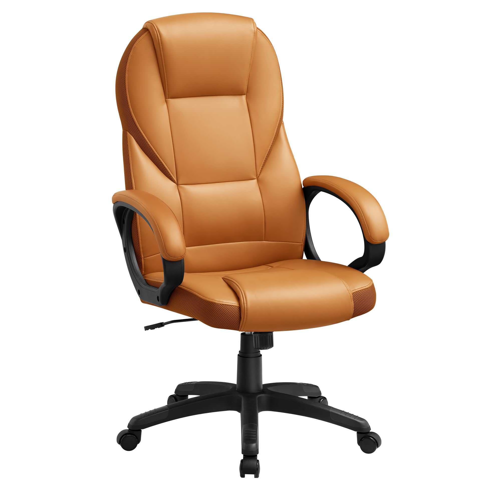 738113 Direzionale FUTURA 100 Ecopelle Nera Girevole Da Ufficio Con