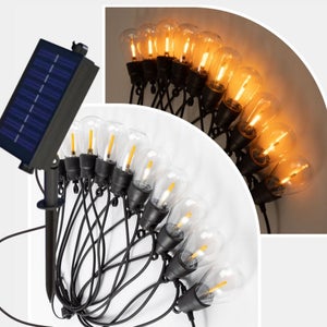 Guirlande Lumineuse Noël 5m LED - 50 Lumières, IP44, à Piles - Pour Sapin, Escalier, Décoration Intérieur/extérieur