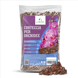 Corteccia Di Pino Naturale Per Pacciamatura - Sacco Da 3 Litri, Ideale Per Giardino E Orchidee