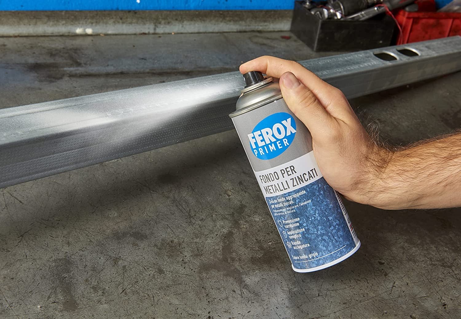 FONDO AGGRAPPANTE SPRAY FEROX AREXONS LAMIERA ZINCATA ML 400 - 2