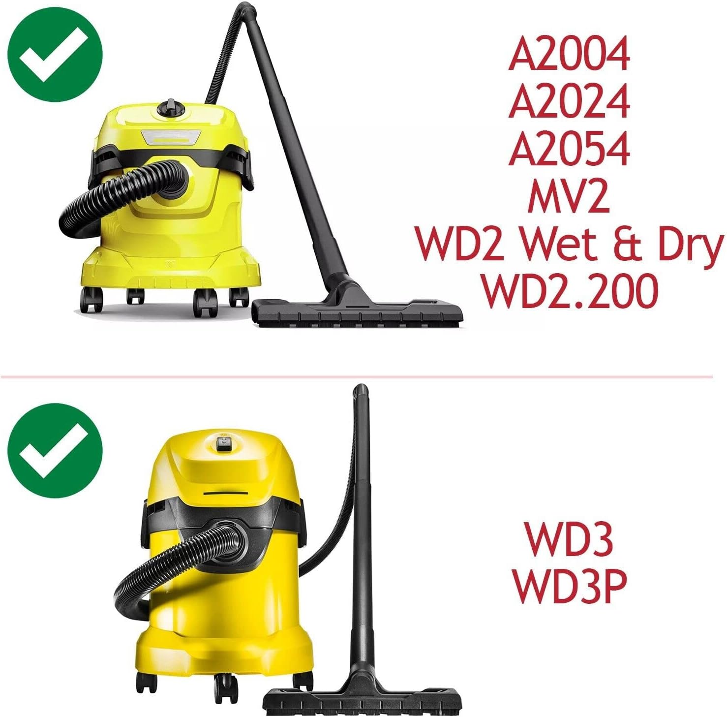 SPARES2GO Filtro A Cartuccia Per Aspirapolvere Karcher WD2, WD3, WD3P E Wet&Dry – Ricambio Compatibile Con Tappo Trattenuta Polvere