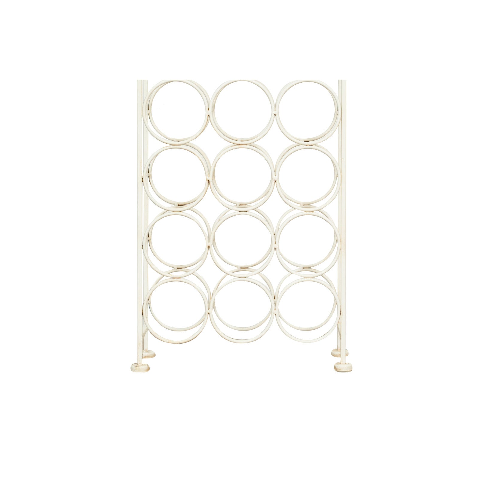 LOT DE 6 Porte-bouteilles De Vin Sécurisés En Métal à Placement Décalé