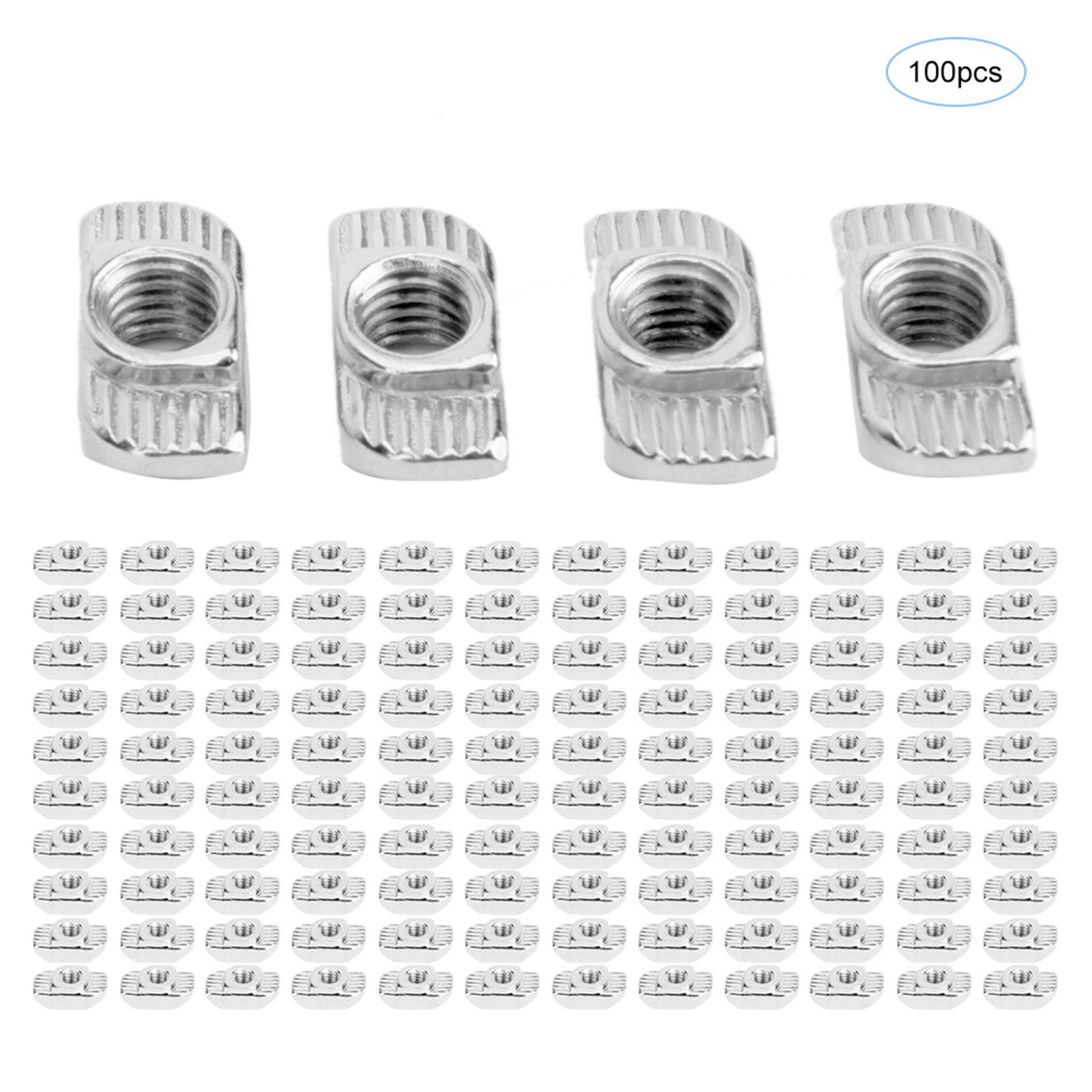 Dado Per Profilati Alluminio Dado Scorrevole A T M5 Sottile Pre-assemblato - Per Profili Estrusi In Alluminio V-Slot Accessori Cnc Costruzione - Foto 9