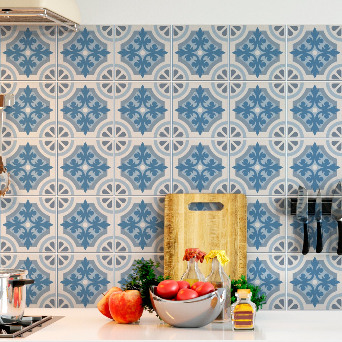 30 vinilo baldosas azulejos tosca - adhesivo de pared - revestimiento sticker mural decorativo - 30stickers15x15cm