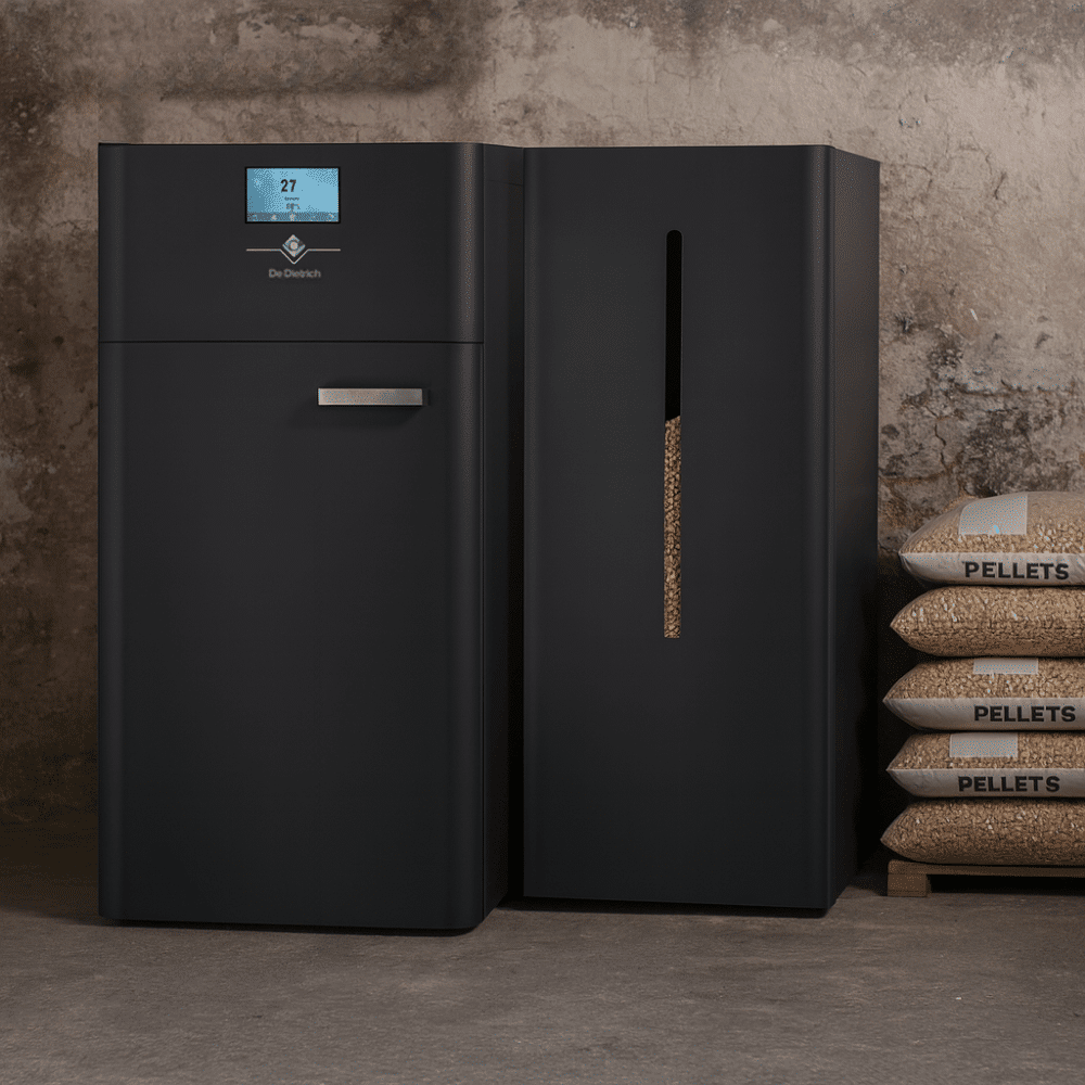 Caldaia a pellet CPA Evolution 24 KW con silo De Dietrich - 7