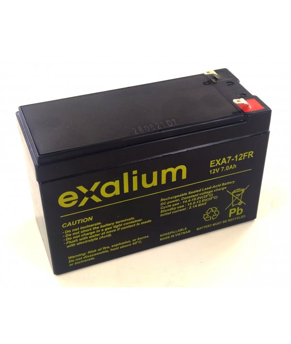 Batterie Plomb - Exalium - 12 V 75 Ah - Flamme Retardante 260x170x202 Mm 1 Unite P4082766