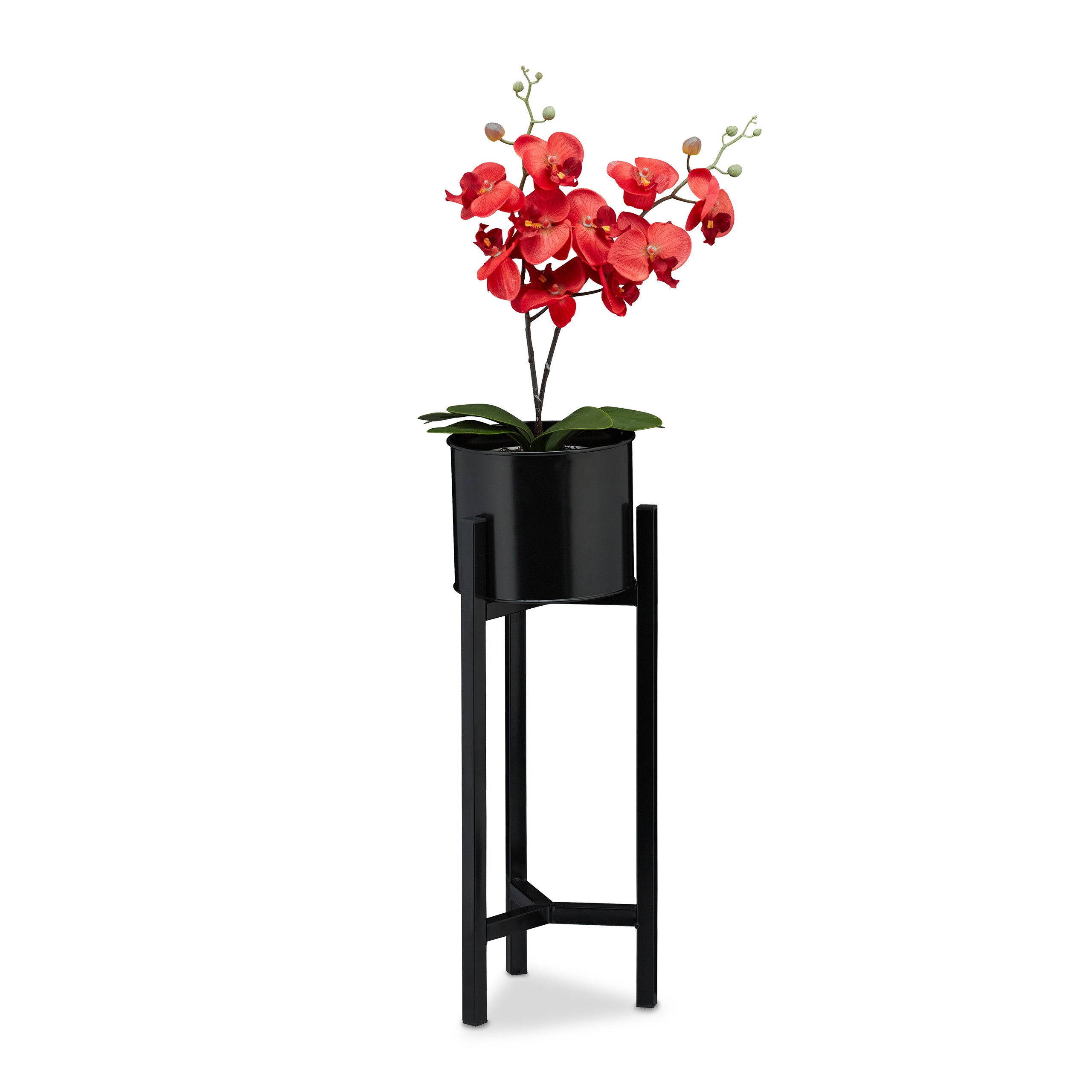 Lot De 2 Tuteurs En Forme De Cœur Pour Plantes - Métal Noir, Hauteur 32 Cm, Idéal Plantes Grimpantes En Pot