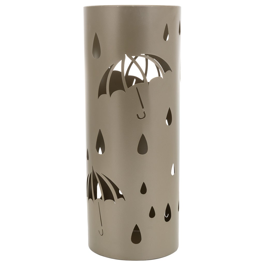 Porte-parapluie rond en métal doré d20x50h - 3