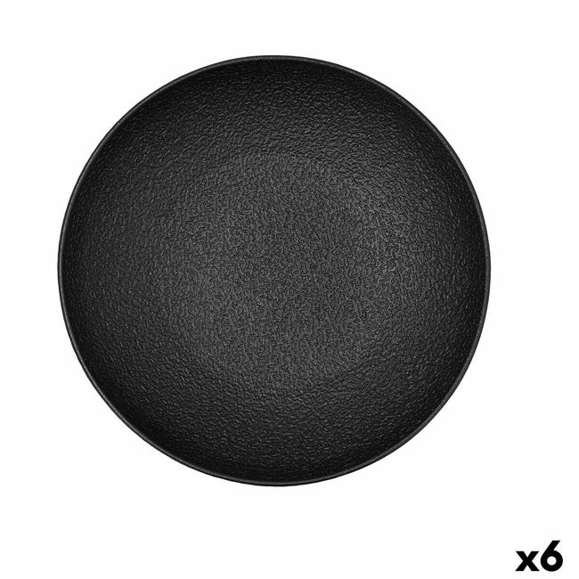 Ensaladera Bidasoa Fosil Negro Cer mica 25 4 X 25 4 X 5 2 Cm 6 ensaladera-bidasoa-fosil-negro-cer-mica-25-4-x-25-4-x-5-2-cm-6