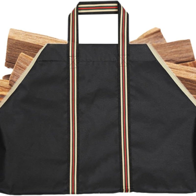 Torba na drewno opałowe, wodoodporna torba na drewno opałowe z uchwytami | Torba do przechowywania drewna 28,3 x 17,7 cala