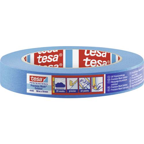 tesa PRECISION OUTDOOR 04440-00000-00 Bande de masquage tesa® Professional bleu (L x l) 50 m x 19 mm 1 pc(s)