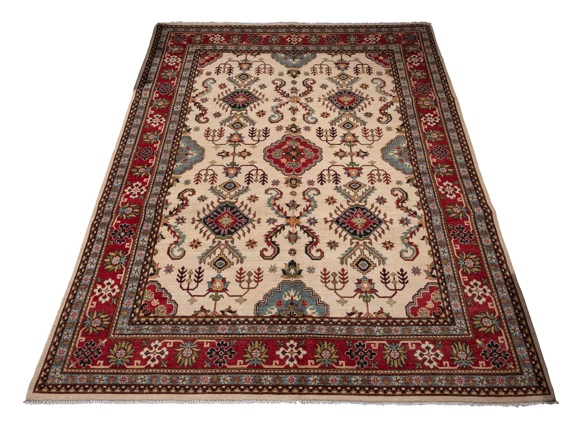 Dywan wiązany ręcznie Ghazni / Kazak - 354x271 CM