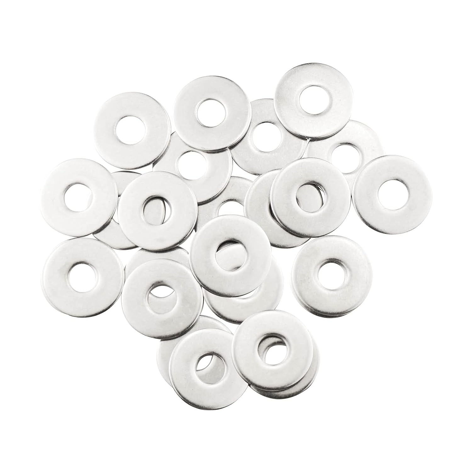 Podkładki metalowe M10, 20 podkładek ze stali nierdzewnej, podkładki płaskie M10 x 30 mm, podkładki ze stali nierdzewnej 304, podkładki sprężyste do