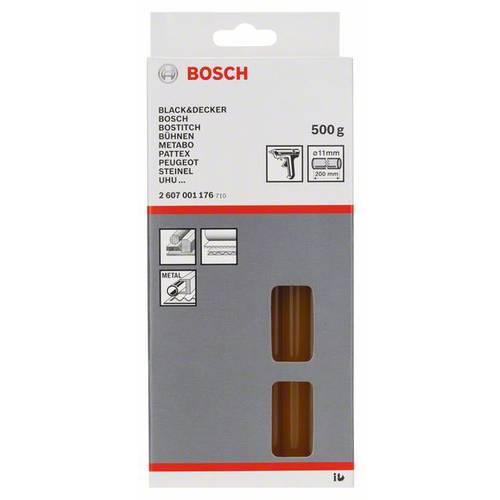 Bosch klej termotopliwy, 11 x 200 mm, 500 g, żółty -2607001176 - 2