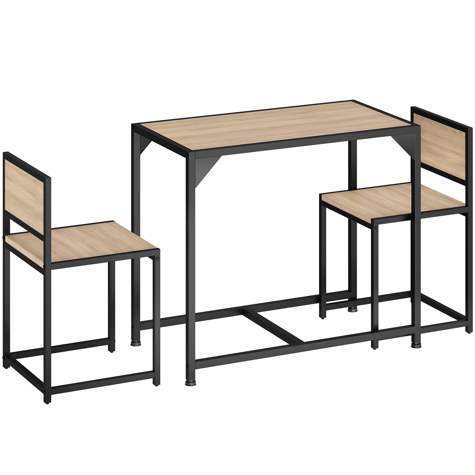 Tectake  Juego De Comedor 3 Piezas , Leroy Merlin