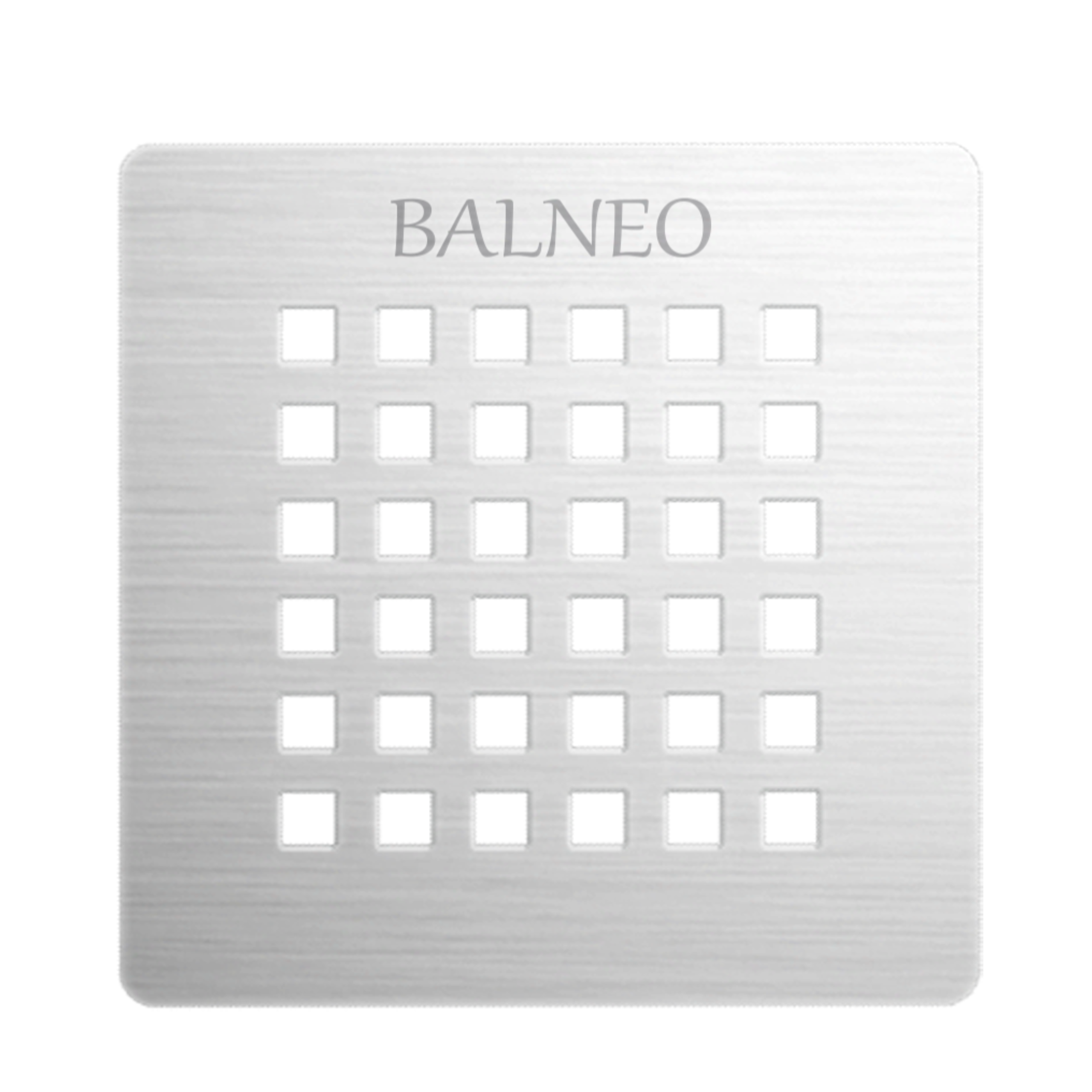 Balneo Maskownica Do Brodzika Prysznicowego Stone Tray 13,2x13,2 cm Chrom