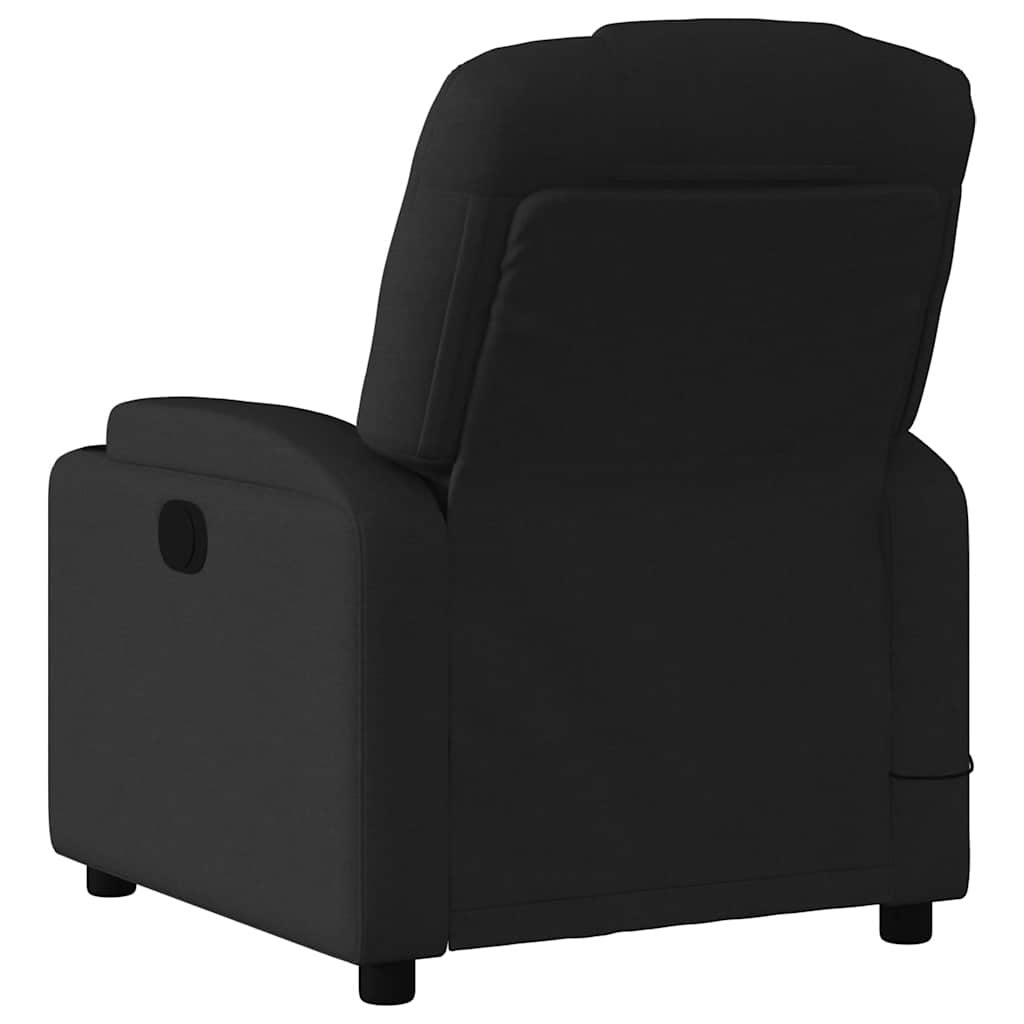 Fauteuil de Salon，Chaise，Fauteuil inclinable de massage en tissu noir - 4