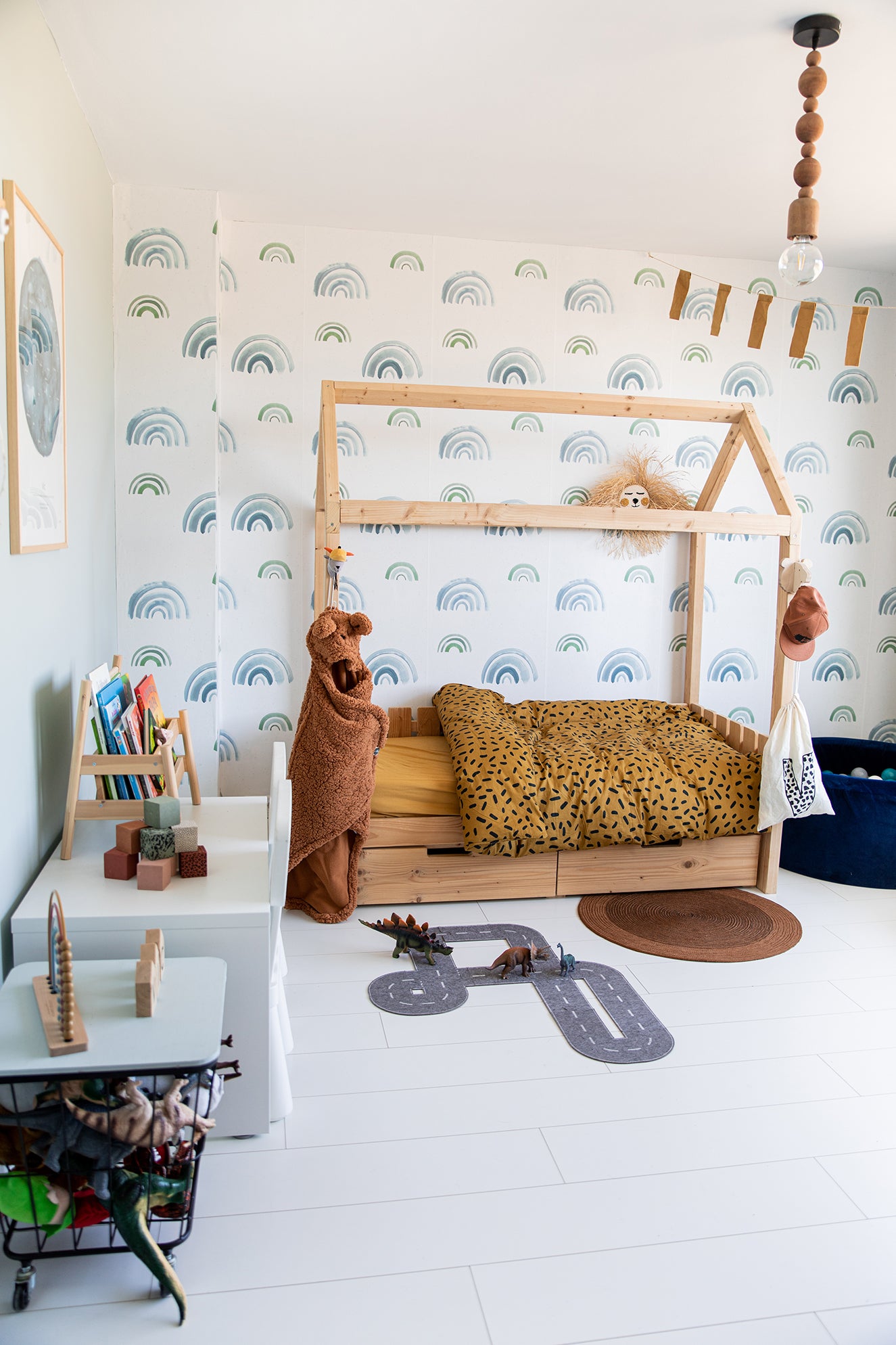 Roomblush - Arc en ciel - Papier Peint Intissé - Chambre d'enfant ...