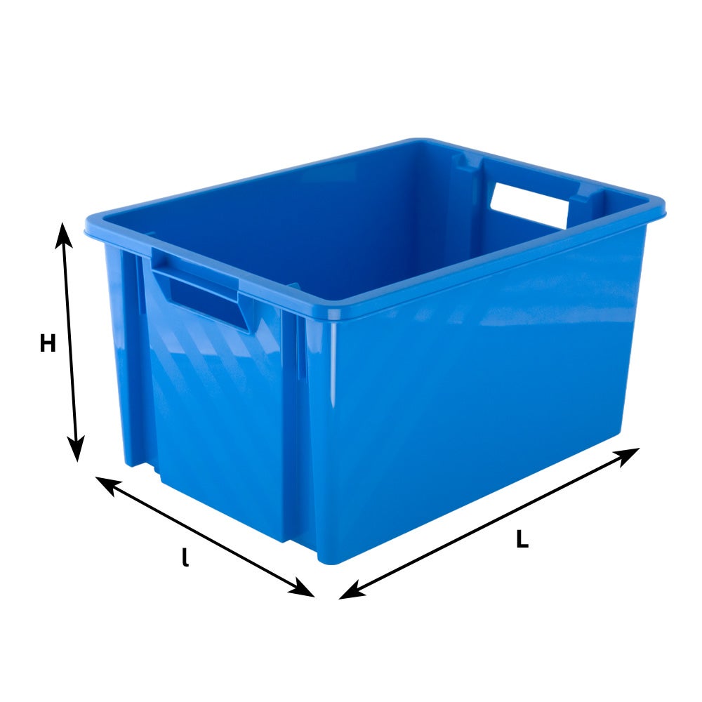 Boite de rangement Novabac 30L Bleu électrique - 5202845 - 2
