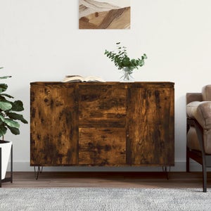 vidaXL Credenza rovere fumé 104x35x70 cm materiale a base di legno - Credenze