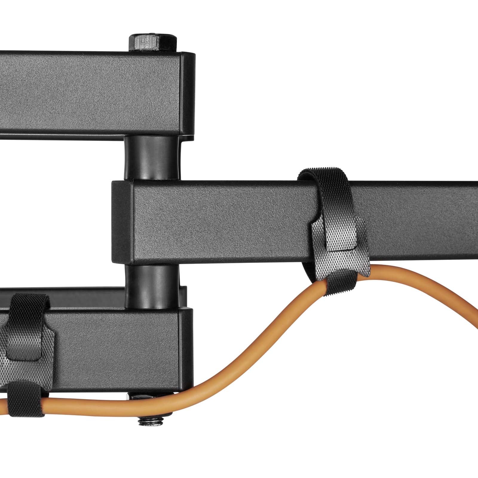 Toboli Support TV mural Écrans 37 à 80 pouces Bras pivotant 120° Inclinable Rotatif Dispositif Support Orientable Meuble - 7