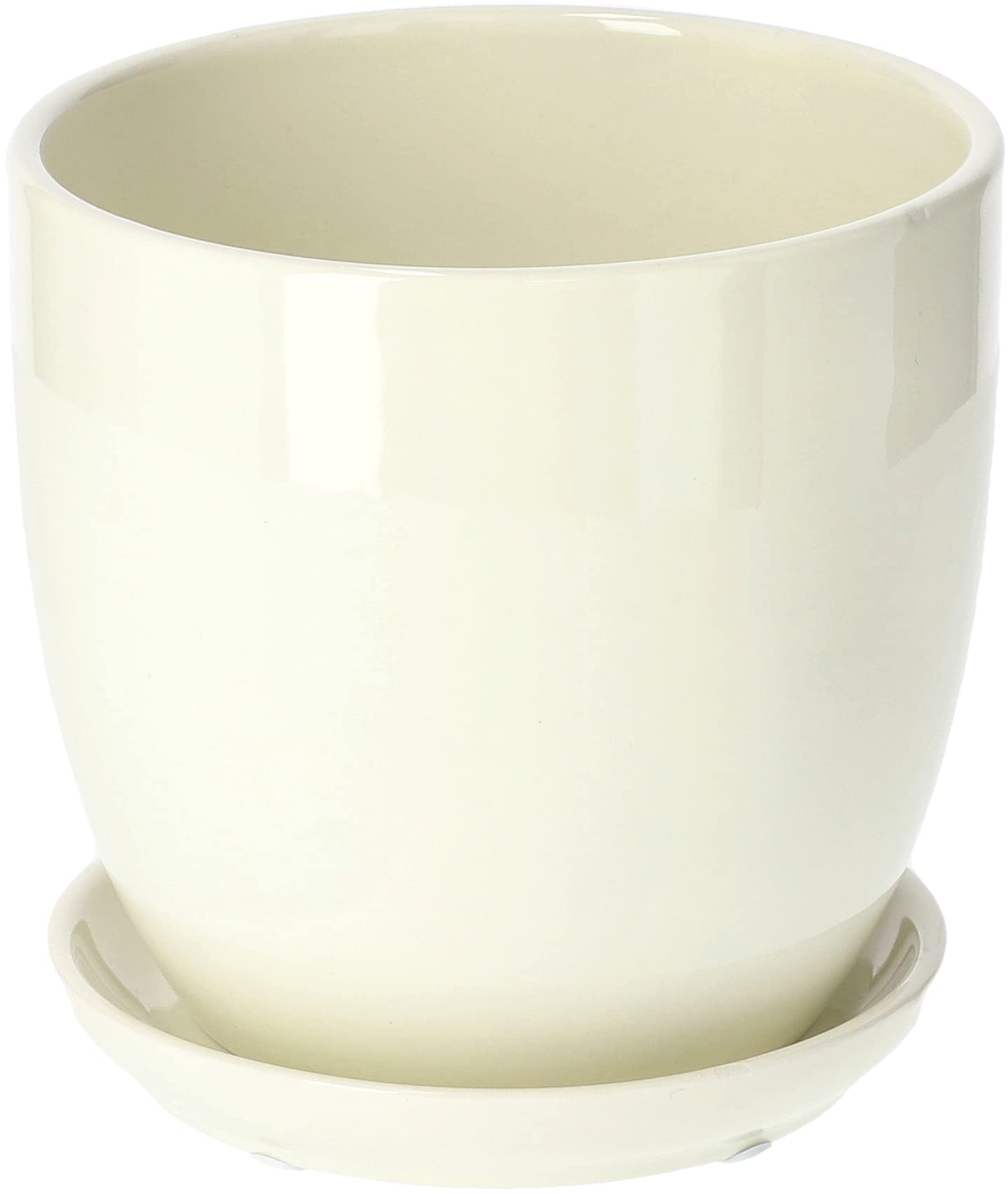 Doniczka 15cm donica osłonka ceramiczna podstawka - KOTARBAU