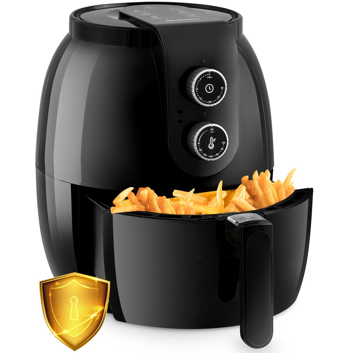 Frytkownica beztłuszczowa Berdsen 3.6l mocna air fryer BD-650 - 5