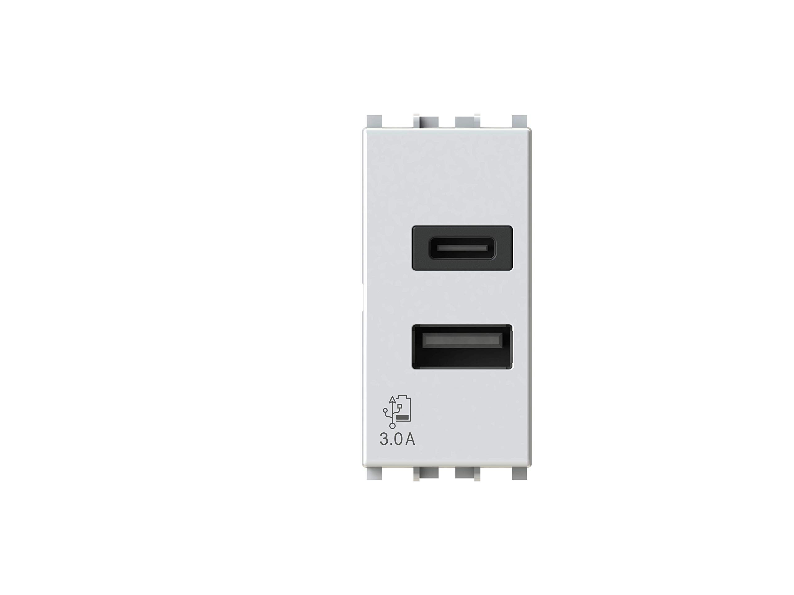USB 3.0A compatibile con Vimar® Plana™ bianca - 2