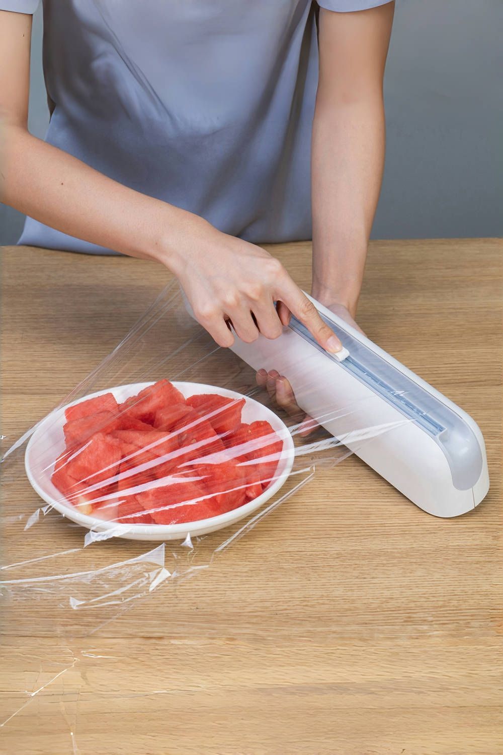 Distributeur Film Alimentaire Magnétique – Coupe-Précise Aluminium & Film – Organisateur Cuisine Pratique