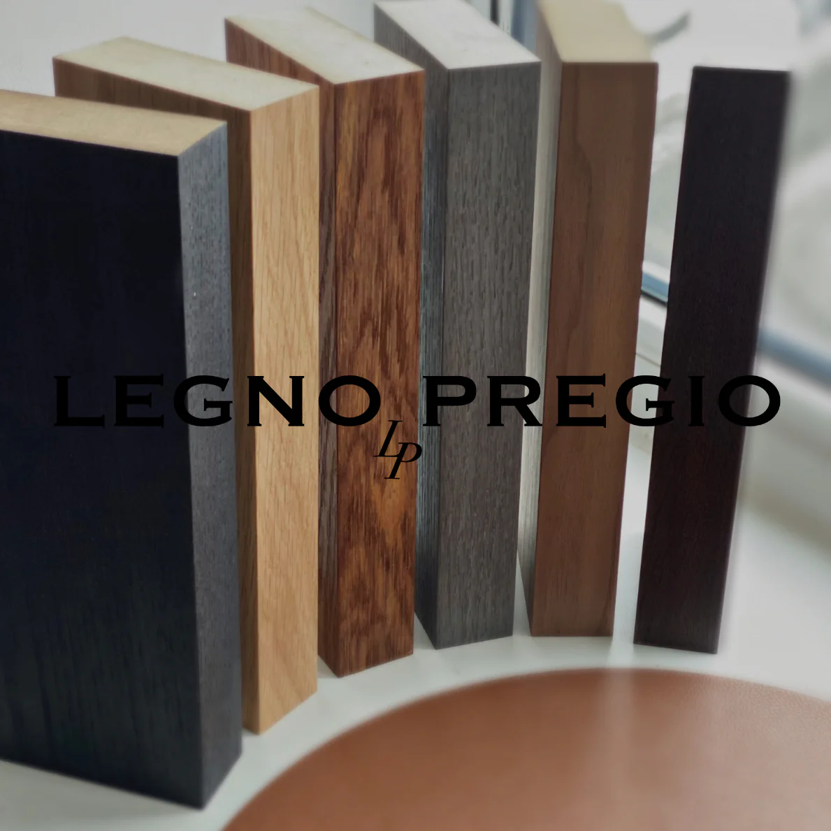 Legnopregio - listelli decorativi Divisori in legno | Rovere Noce - 3 pezzi - 7