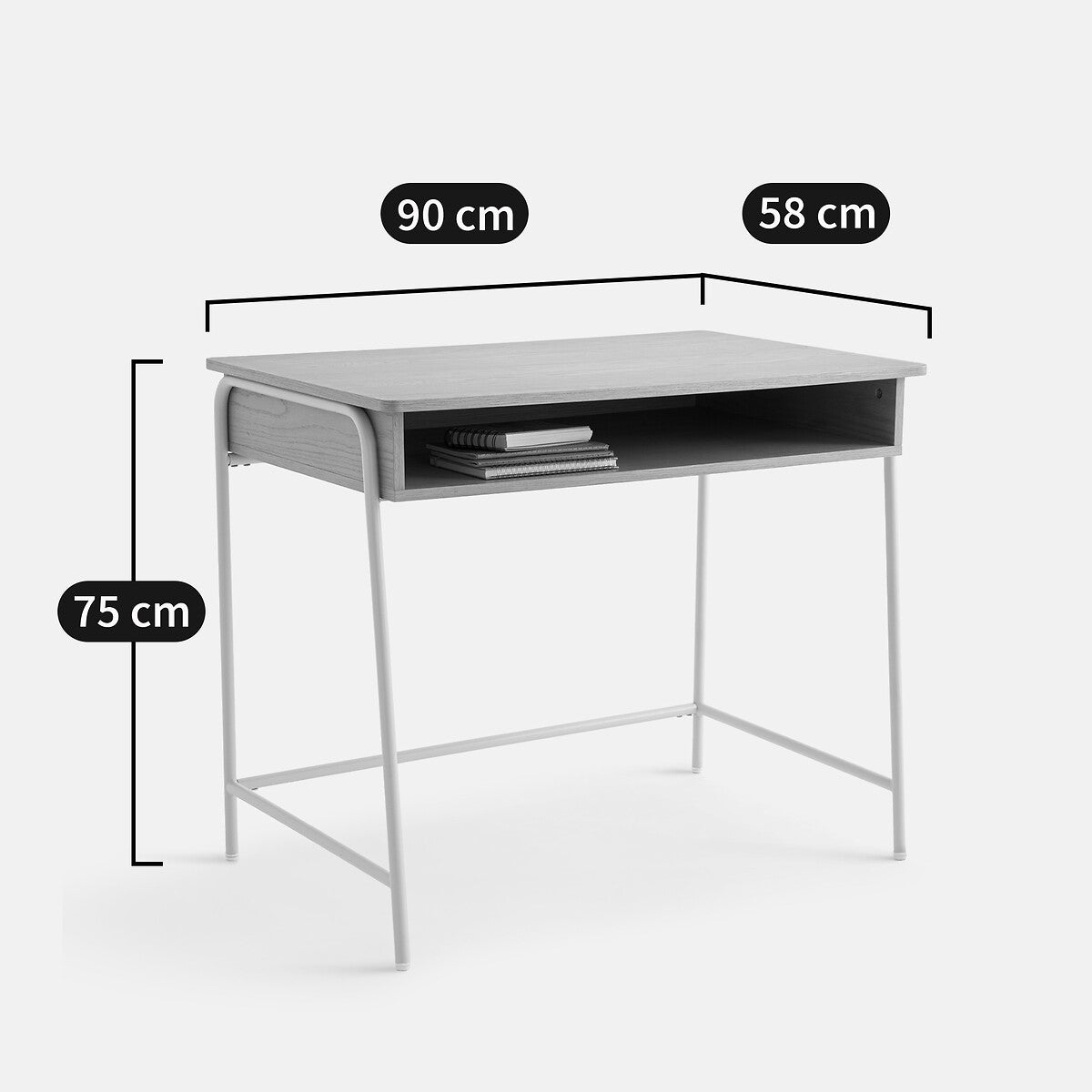 Bureau enfant, Marcus - Naturel/blanc - taille unique - 7