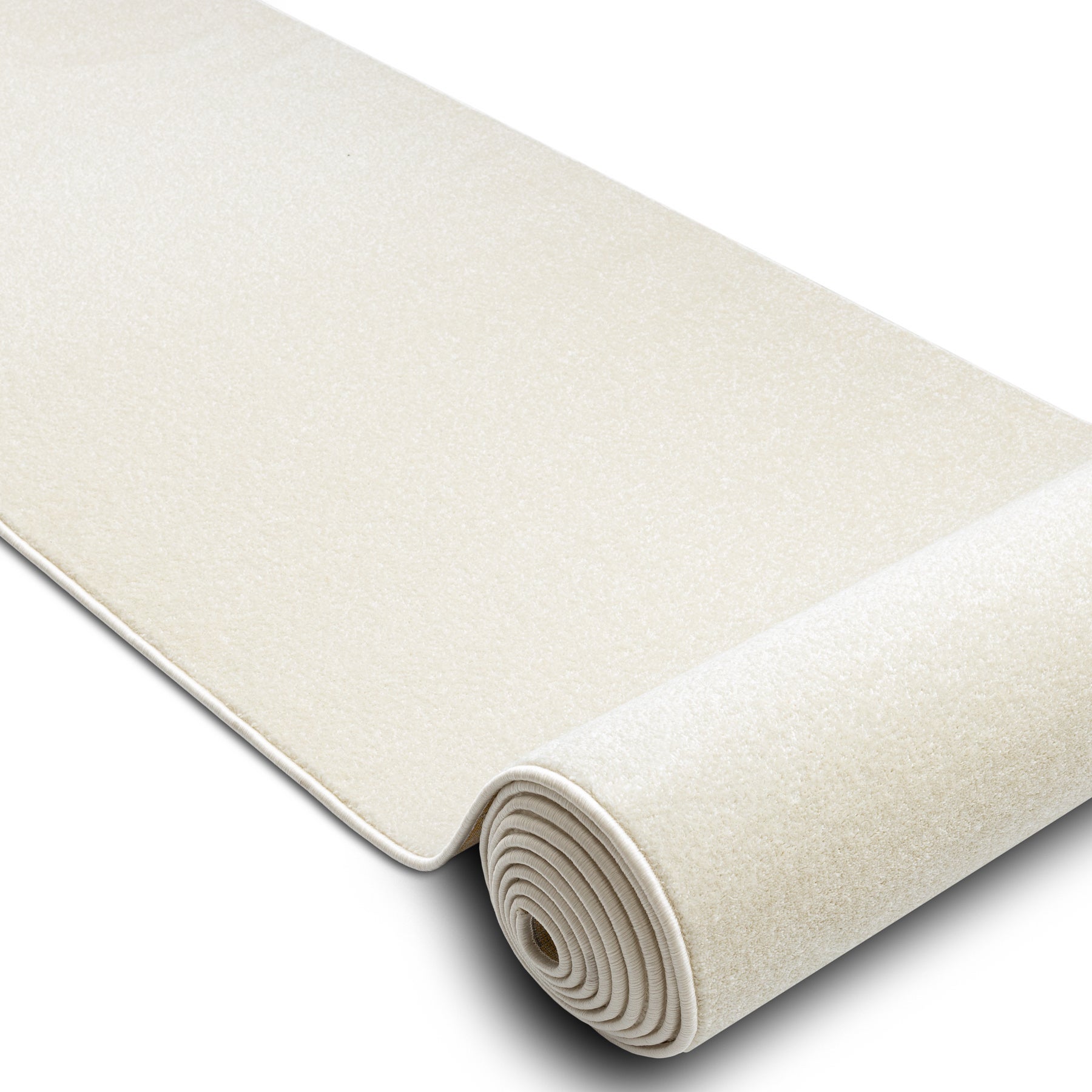 Jednolity chodnik KARMEL Gładki, jednokolorowy biały 80 cm 80x880 cm - 2