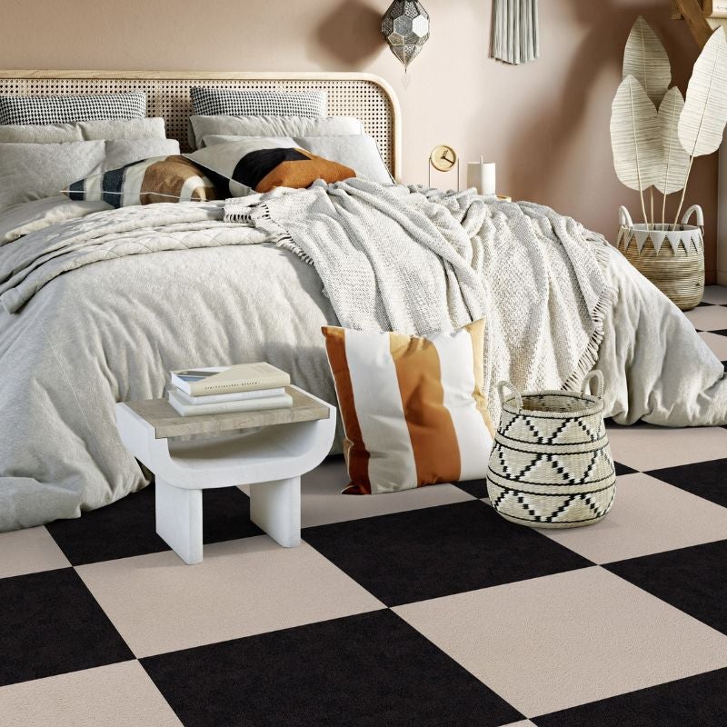 Arquiservi - Moqueta en loseta Viena Antracita 50x50 (5M2) | Antiestática, insonorizante y apta para oficinas y hogar - 4