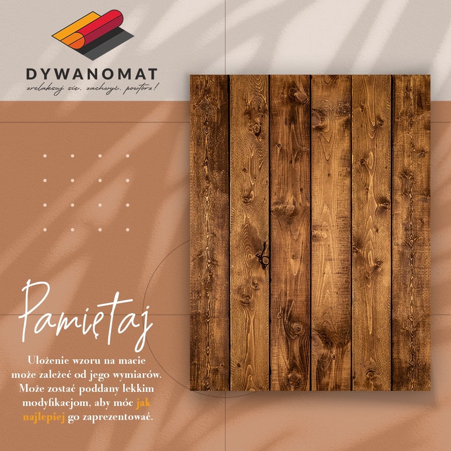 Tapis vinyle intérieur planches verticales bois naturel, tapis en vinyl intérieur décoratif rustique 150x225 – Tulup - 3