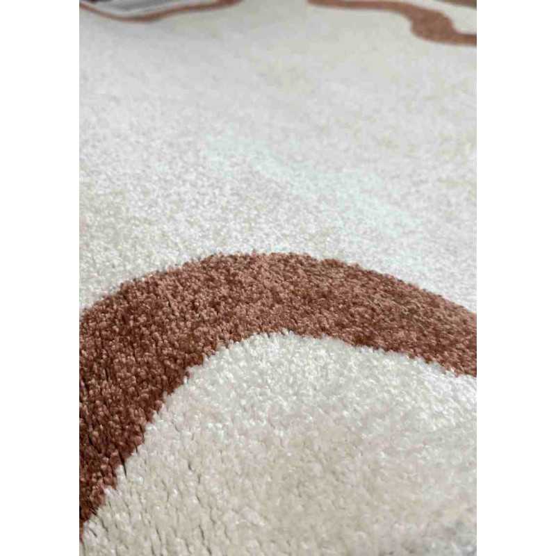 Tapis moderne coloré - ANNECY 12 Terracotta - 200x290 cm - 5