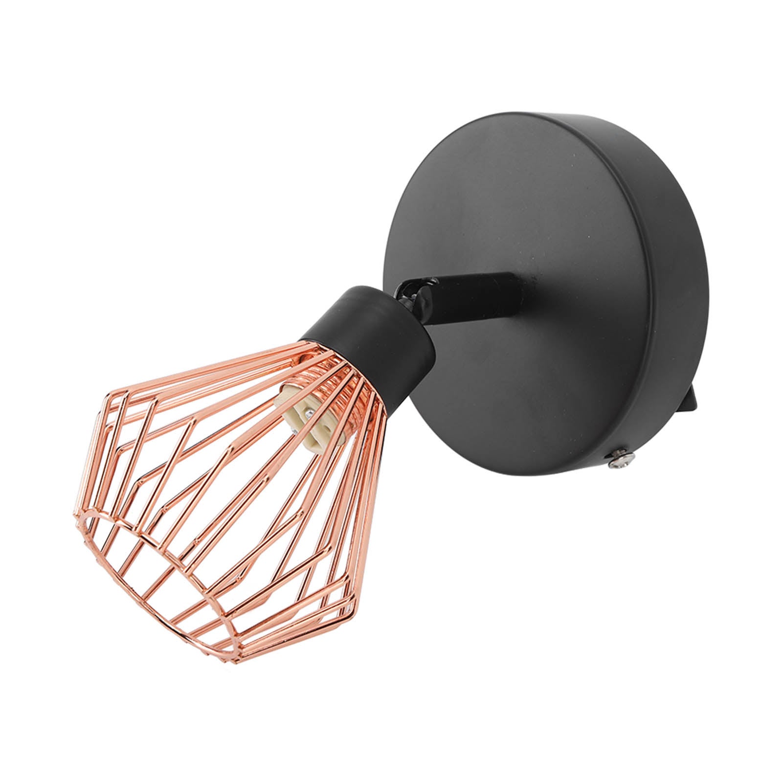 Uchwyt lampy ściennej regulowany w zakresie 180 stopni, metalowy uchwyt lampy ściennej z abażurem do żarówki G9 85-265V