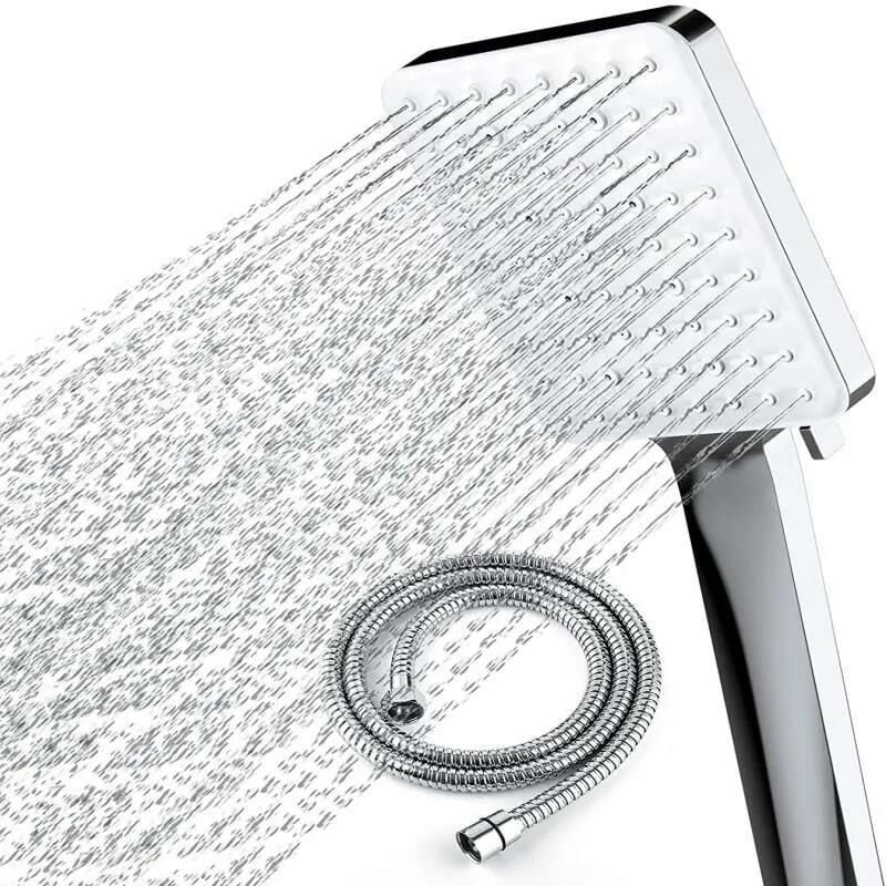 Douchette à Économie D'Eau En Acier Inoxydable 304 Augmentation De La Pression Pommeau De Douche A 1113999