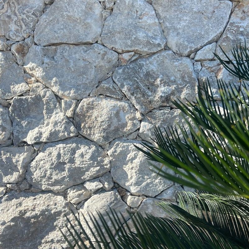 Parement Pierre Naturelle Travertin Gris Silver - Couche de 1m² - 2