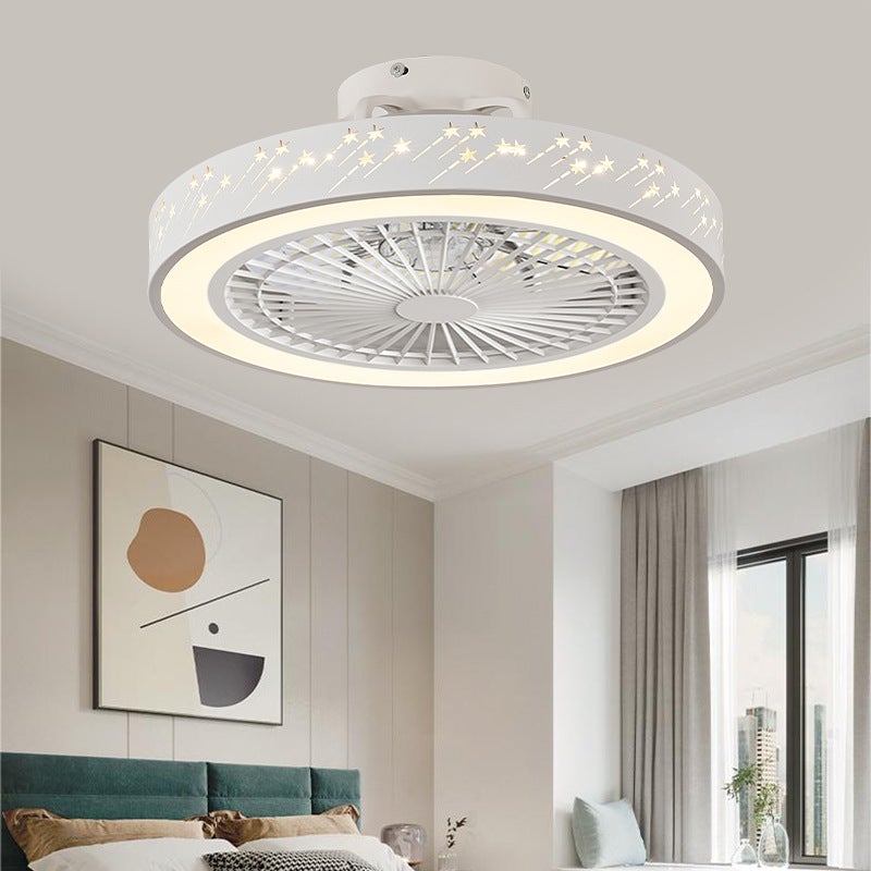 Ventilateur De Plafond Led 40Cm Avec Ventilateur, Éclairage De